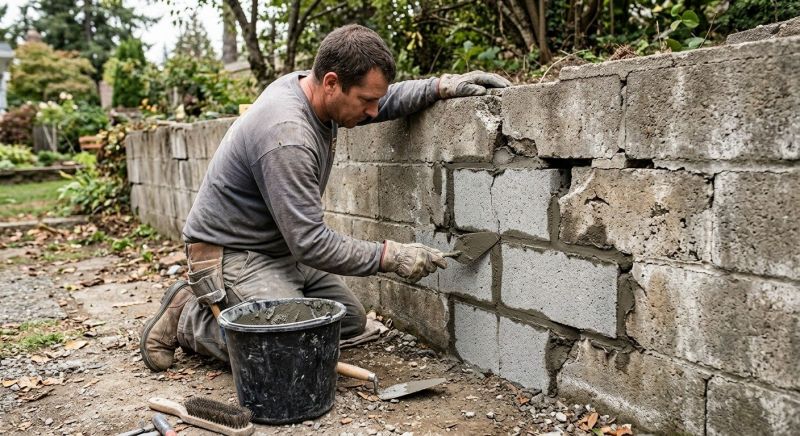 Concrete Block Repair