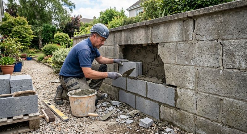 Block Wall Repair in Lithia Springs, GA