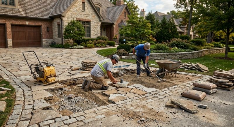 Brick Driveway Repair in Smyrna, GA