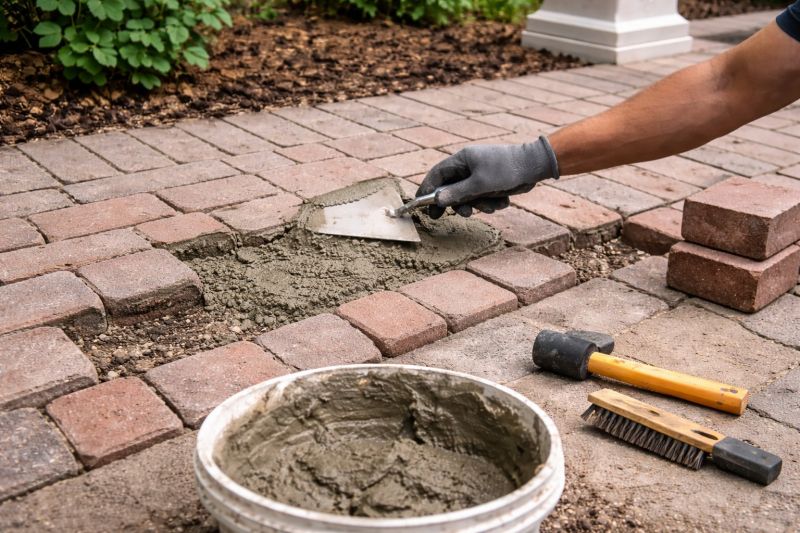 Brick Flatwork Repair in Dekalb County, GA