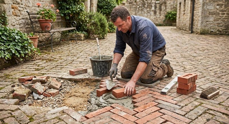 Brick Flatwork Repair in Smyrna, GA