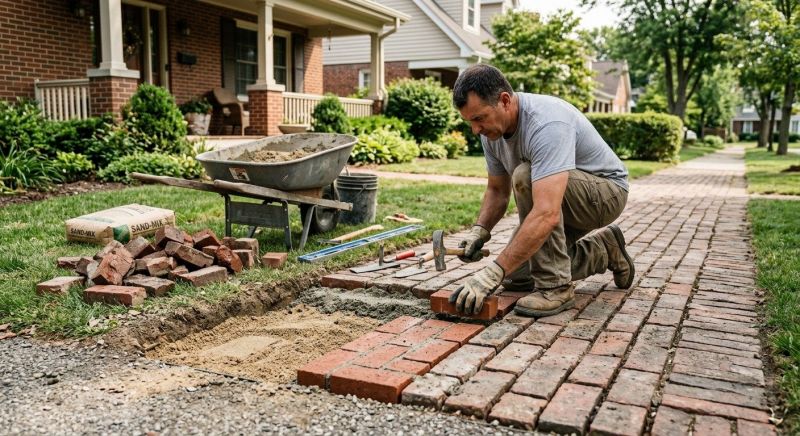 Brick Flatwork Repair in Marietta, GA