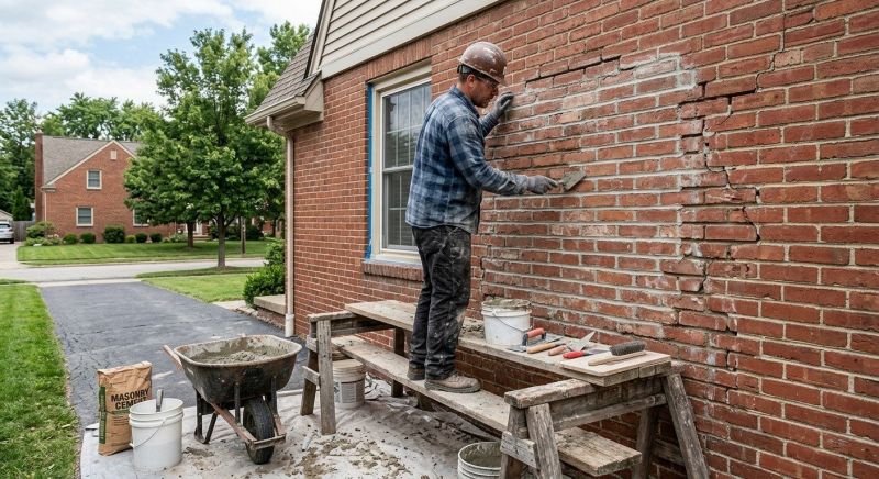 Brick Flatwork Repair in Marietta, GA