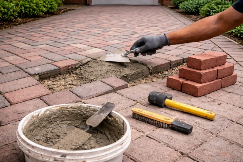 Brick Hardscape Repair in Smyrna, GA