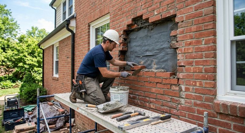 Brick Masonry Repair in Paulding County, GA