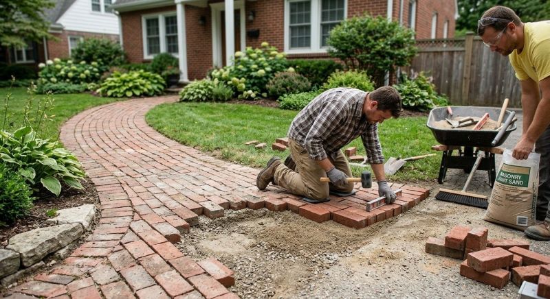Brick Pathway Repair in Smyrna, GA
