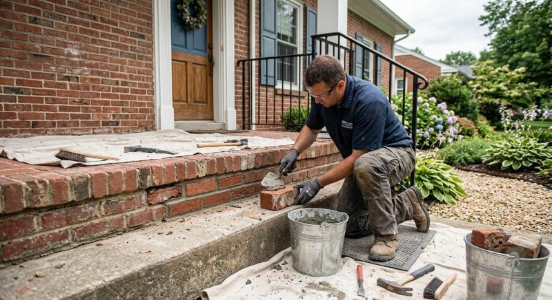 Brick Stairs Repair in Smyrna, GA