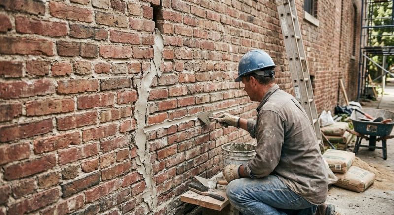 Brick Wall Repair in Duluth, GA