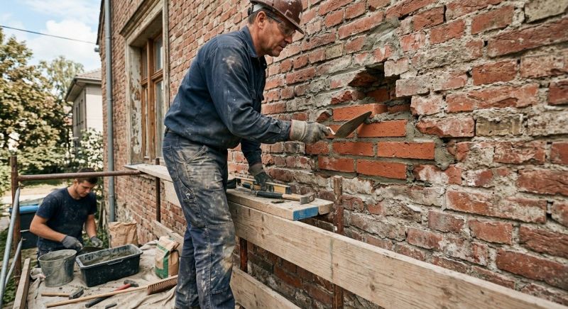 Brick Wall Repair in Duluth, GA