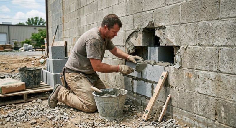 Cinder Block Repair in Smyrna, GA