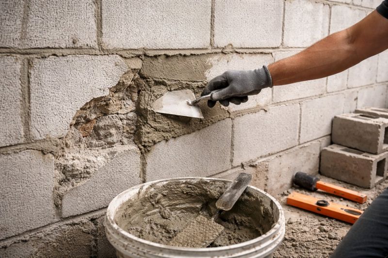 Concrete Block Repair in Duluth, GA
