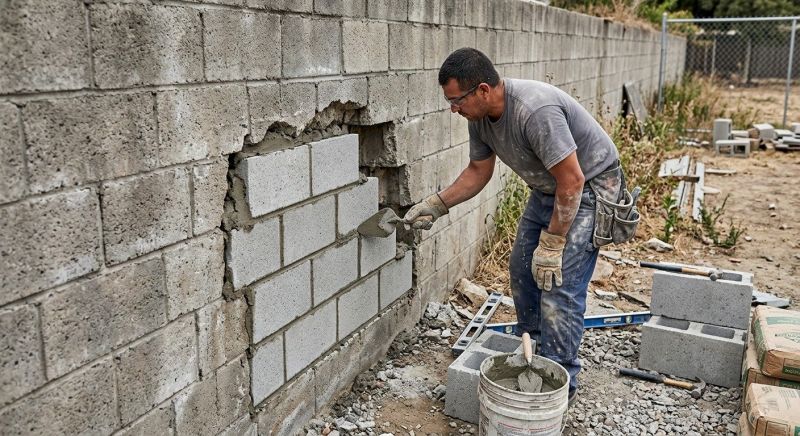 Masonry Wall Repair in Smyrna, GA