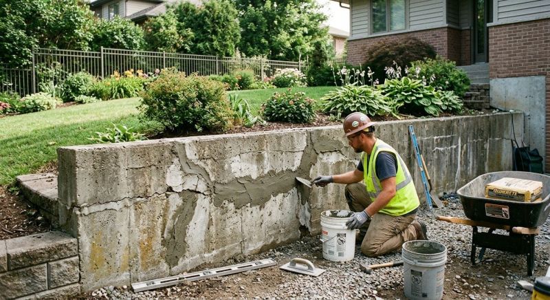 Retaining Wall Repair in Cherokee County, GA