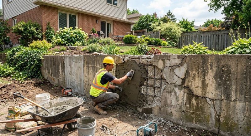 Retaining Wall Repair in Hiram, GA