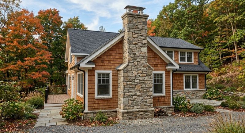 Stone Chimney Installation in Dekalb County, GA