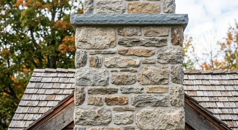 Stone Chimney Installation in Dekalb County, GA