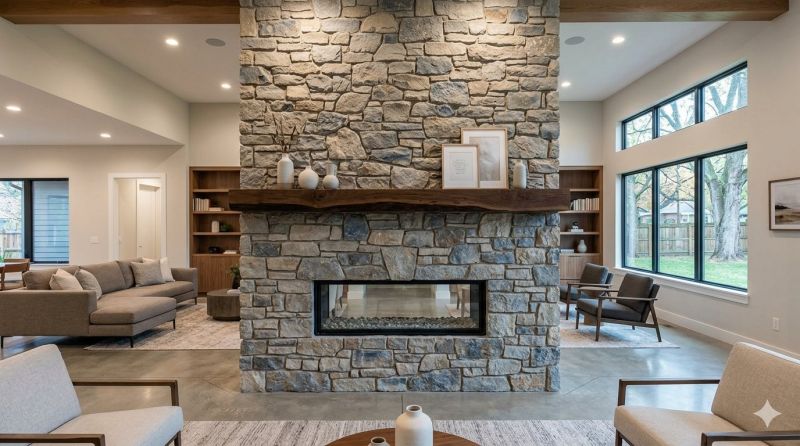 Stone Chimney Installation in Dekalb County, GA