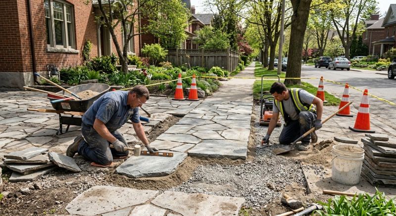 Stone Walkway Repair in Smyrna, GA