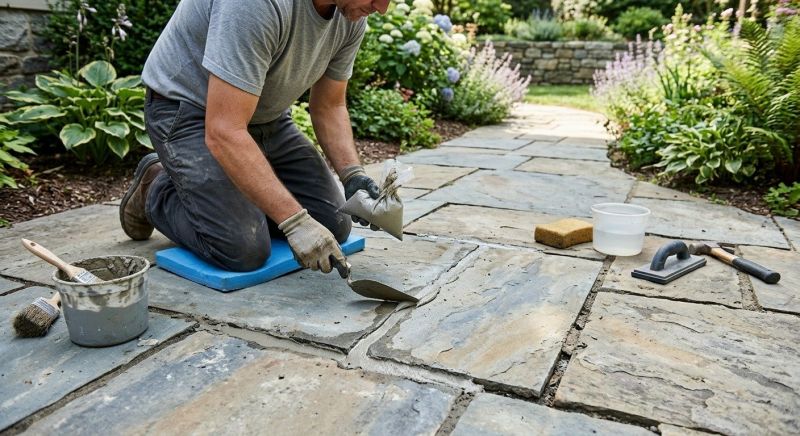 Stone Walkway Repair in Smyrna, GA