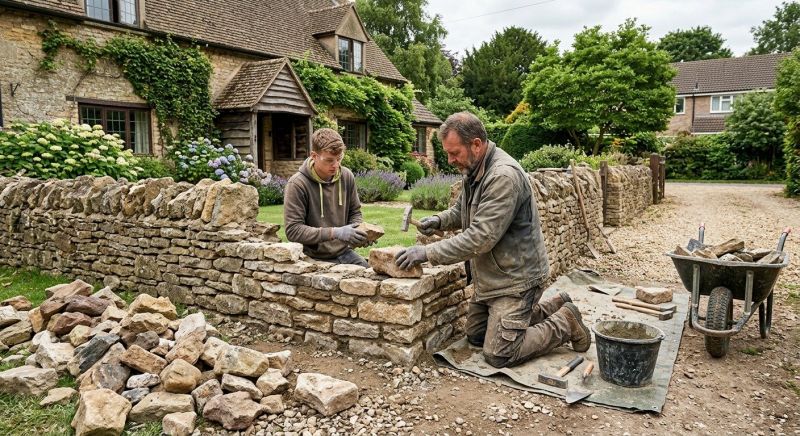 Stone Wall Repair in Mableton, GA